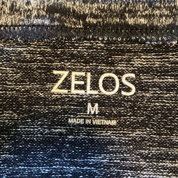 Zelos Heathered Black/White Top Women's Medium - Picture 5 of 6